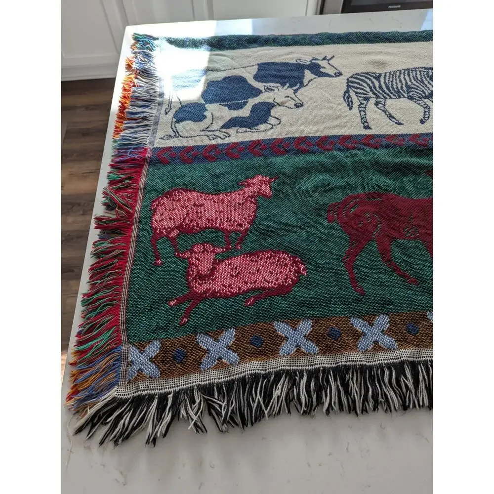 Noah's Ark Throw Blanket/Afghan 50